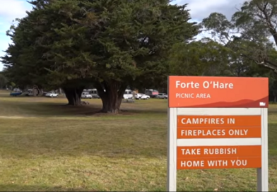 Fort O'Hare Victoria Campground ,grassy,leafy,pets allowed